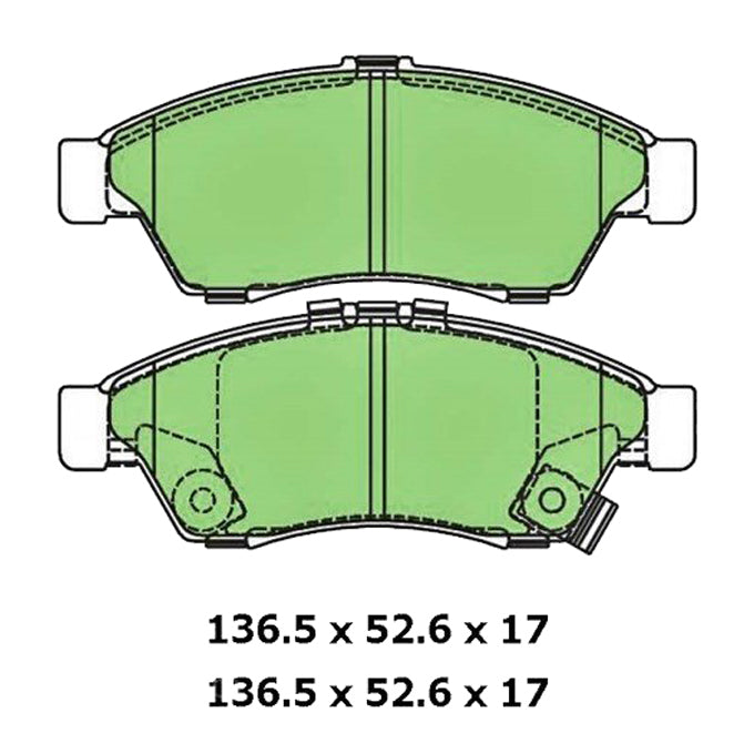 Protex Blue Disc Pads DB1733B