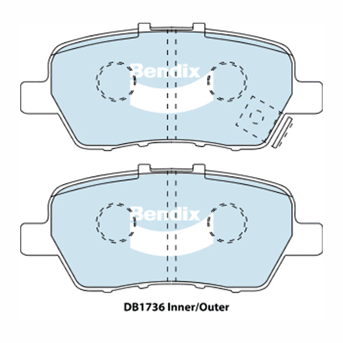 Bendix GCT Disc Pads DB1736GCT