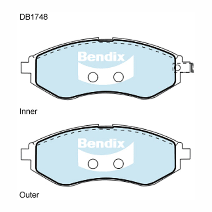 Bendix GCT Disc Pads DB1748GCT