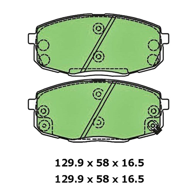 Protex Blue Disc Pads DB1754B