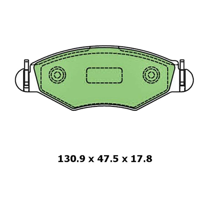 Protex Blue Disc Pads DB1757B