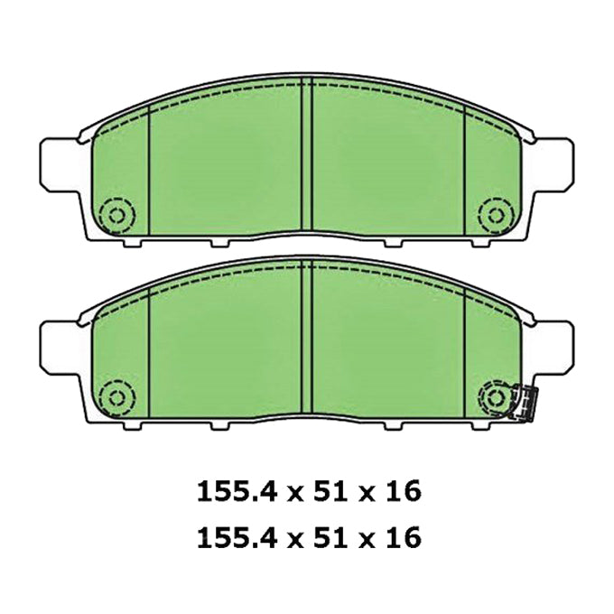 Protex Ultra 4WD Brake Pads DB1774F