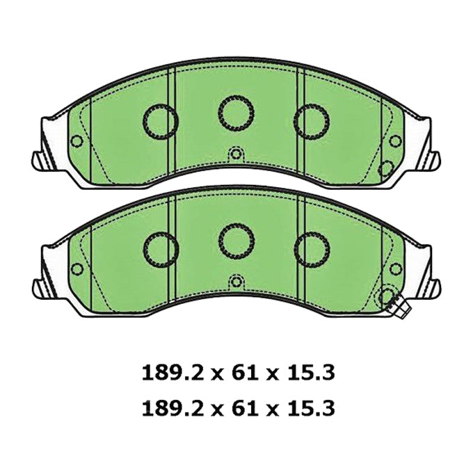 Protex Blue Disc Pads DB1778B
