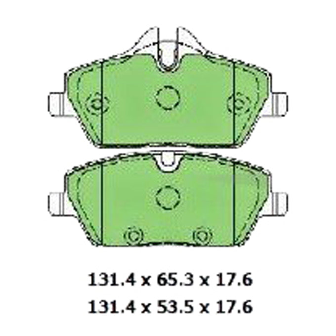 Protex Ultra Ceramic Disc Pads DB1782CP