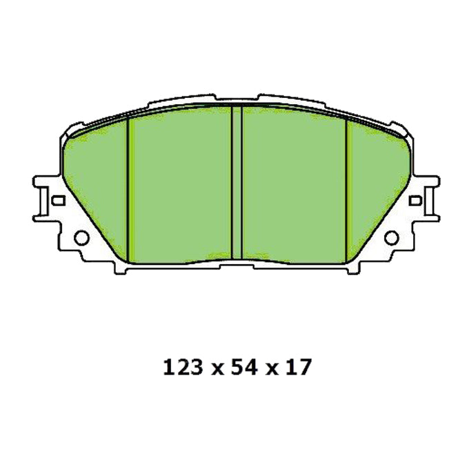 Protex Blue Disc Pads DB1785B