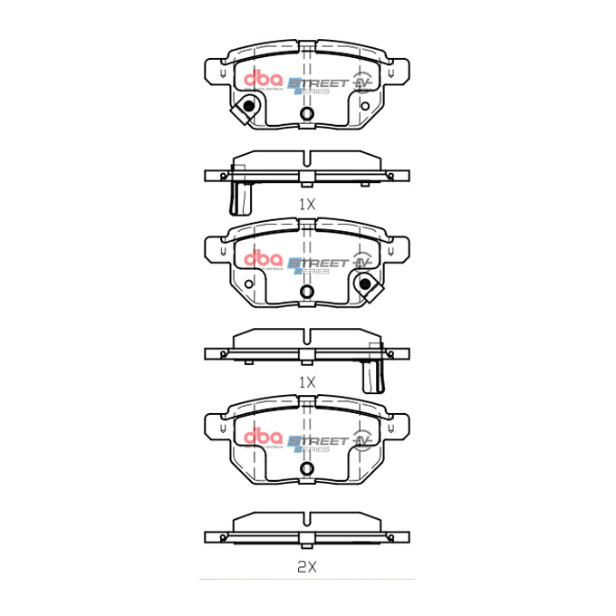 DBA Street Series EV Disc Pads DB1786SSEV