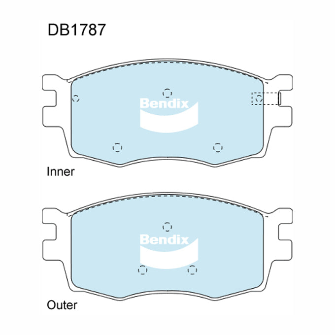 Bendix GCT Disc Pads DB1787GCT