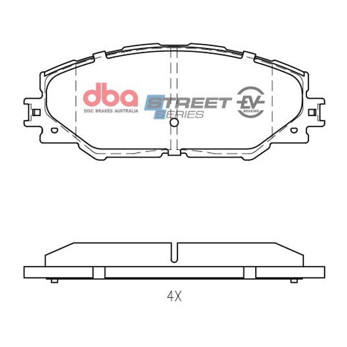DBA Street Series EV Disc Pads DB1801SSEV