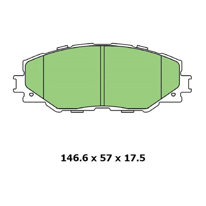 Protex Blue Disc Pads DB1801B