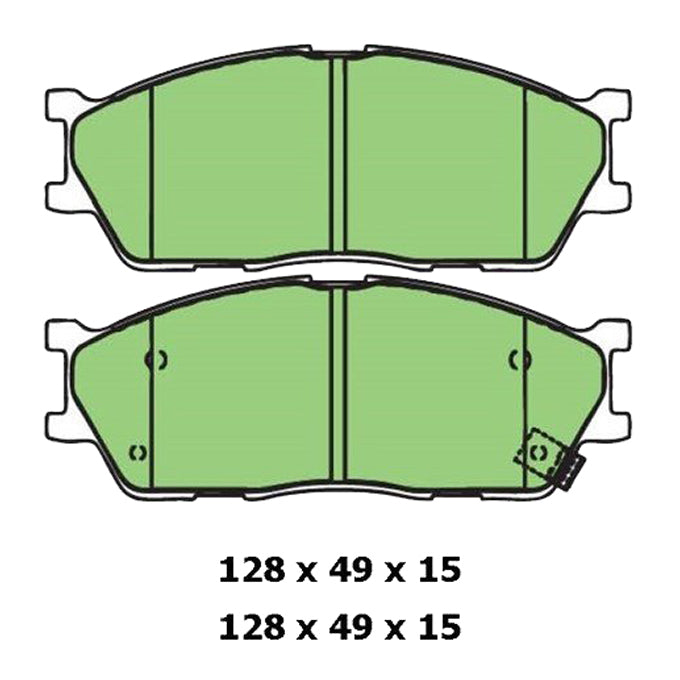 Protex Blue Disc Pads DB1805B