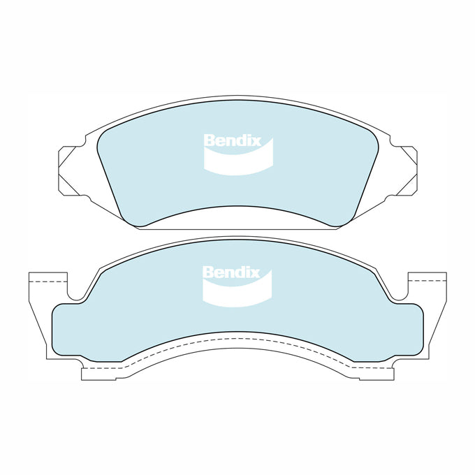 Bendix 4WD Disc Pads DB1809-4