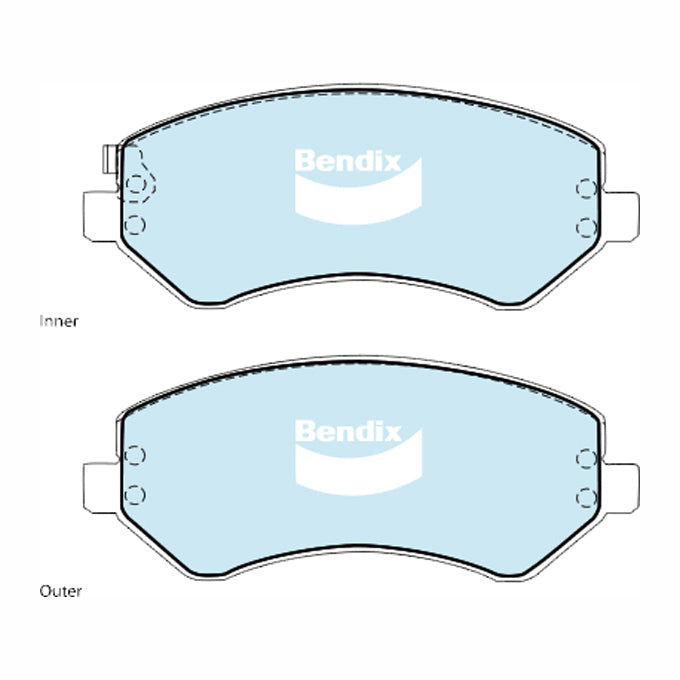 Bendix 4WD Disc Pads DB1828-4