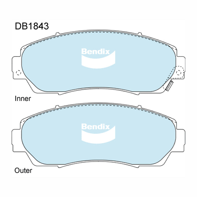 Bendix GCT Disc Pads DB1843GCT