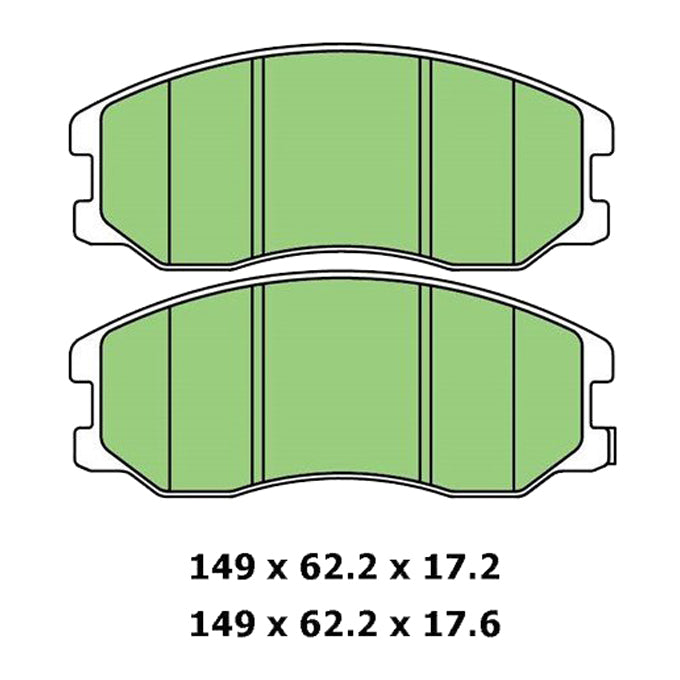 Protex Blue Disc Pads DB1850B