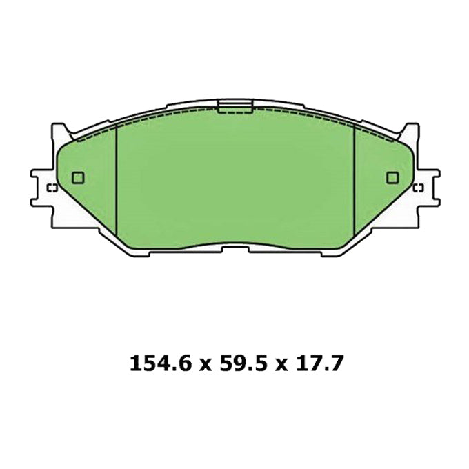 Protex Ultra Ceramic Plus Disc Pads DB1852UP