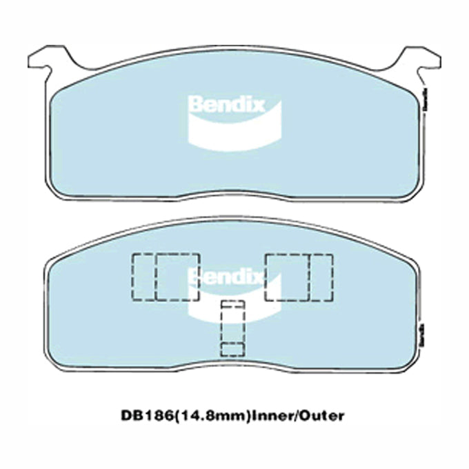 Bendix 4WD Disc Pads DB186-4