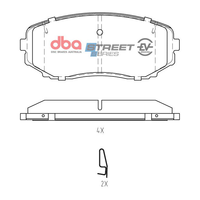 DBA Street Series EV Disc Pads DB1916SSEV