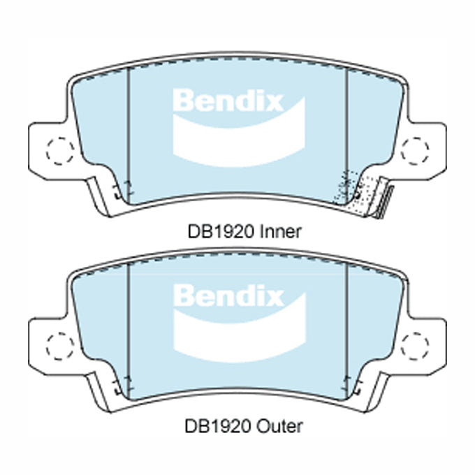 Bendix GCT Disc Pads DB1920GCT