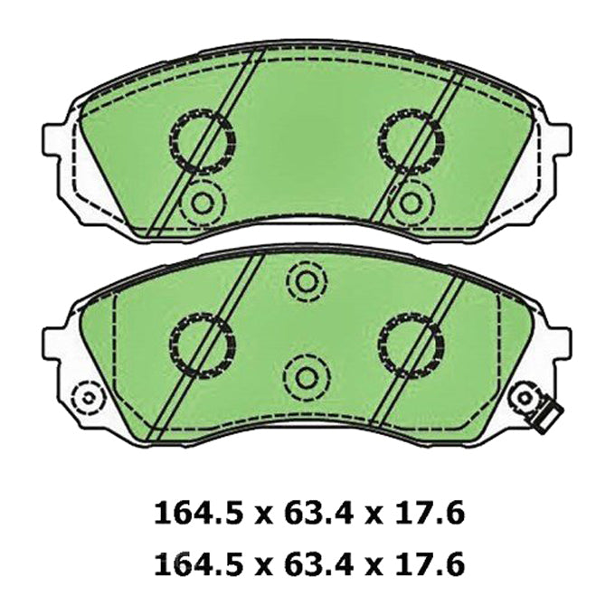 Protex Blue Disc Pads DB1940B