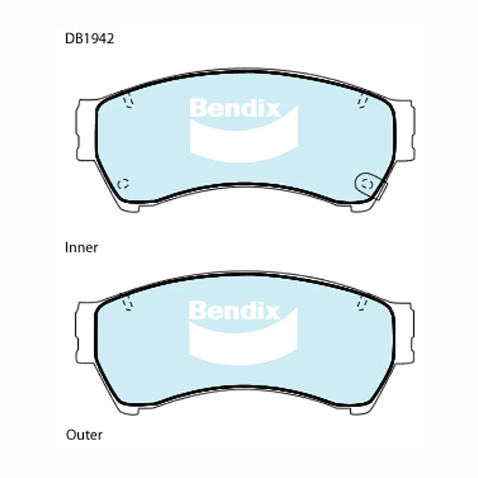 Bendix GCT Disc Pads DB1942GCT