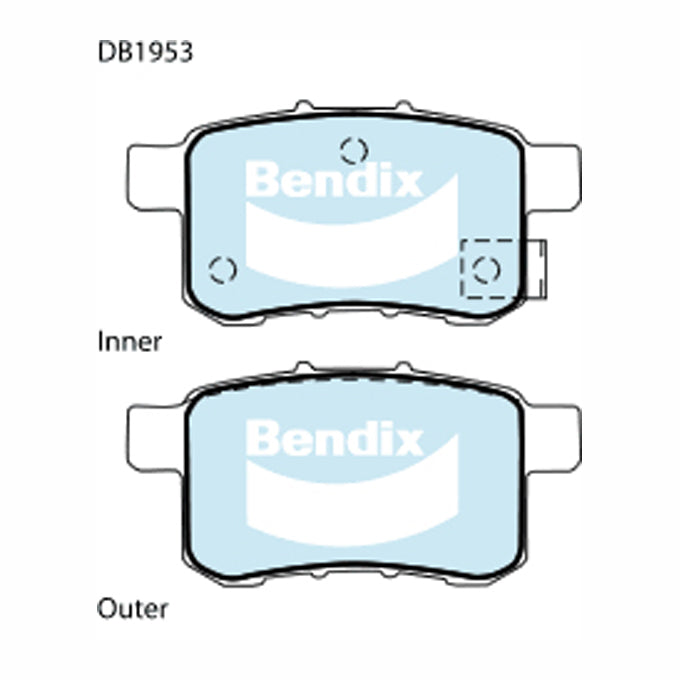 Bendix GCT Disc Pads DB1953GCT