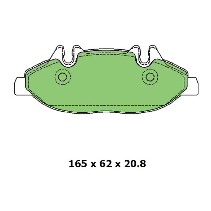 Protex Ultra Ceramic Plus Disc Pads DB1965UP