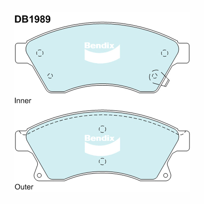 Bendix GCT Disc Pads DB1989GCT