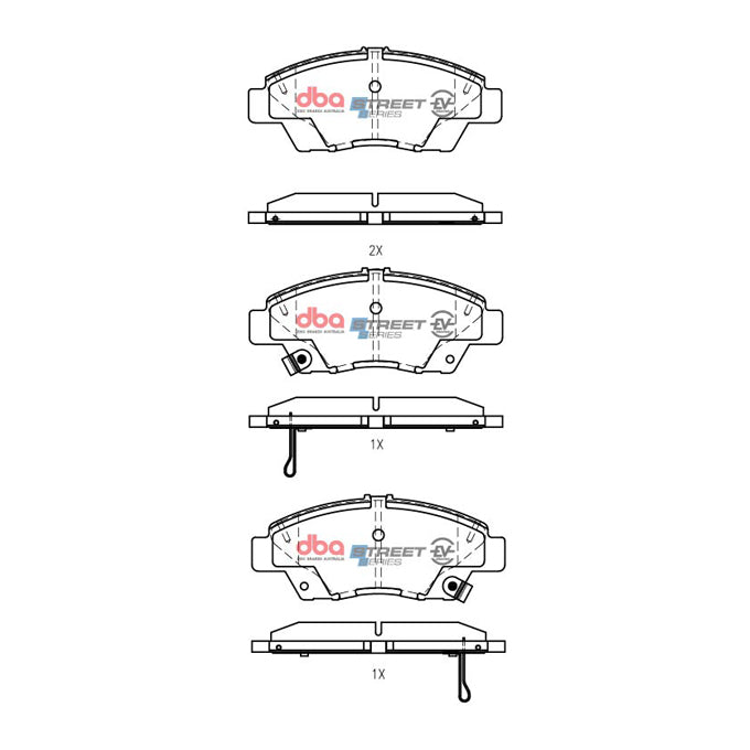 DBA Street Series EV Disc Pads DB1991SSEV