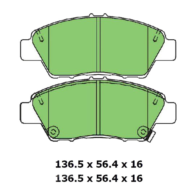 Protex Ultra Ceramic Disc Pads DB1991CP