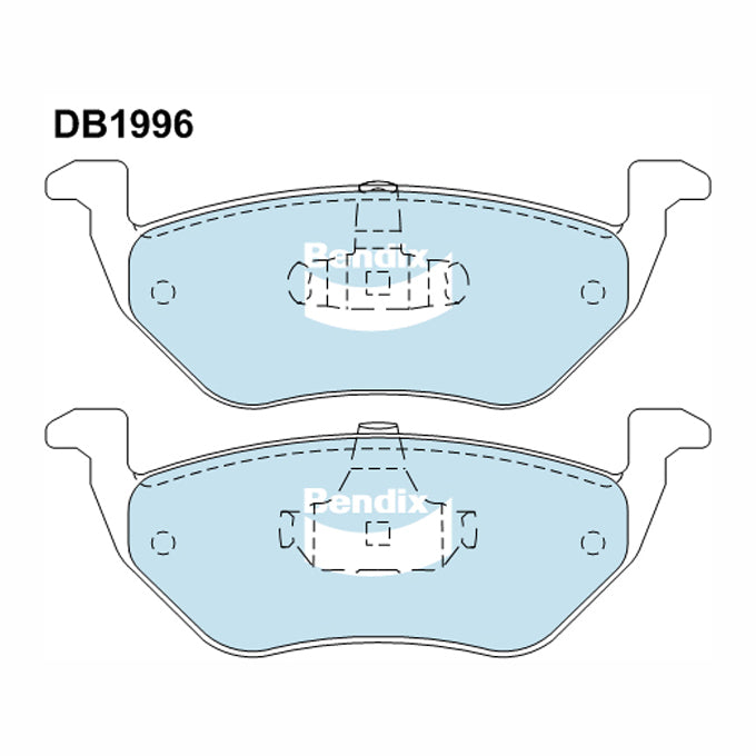 Bendix 4WD Disc Pads DB1996-4