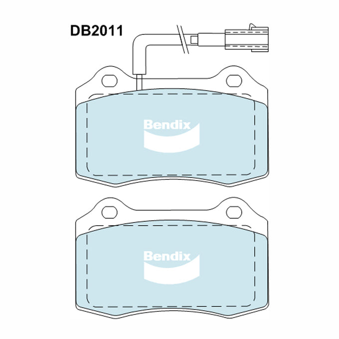 Bendix Heavy Duty Disc Pads DB2011HD