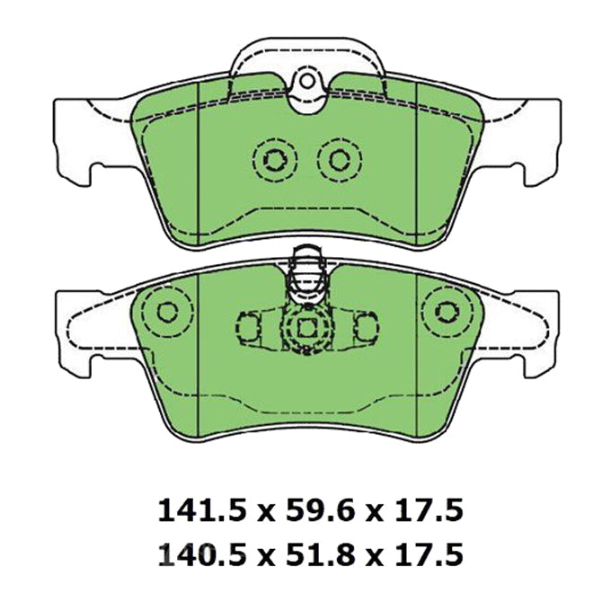 Protex Ultra Ceramic Disc Pads DB2049CP