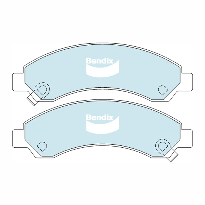 Bendix 4WD Disc Pads DB2061-4