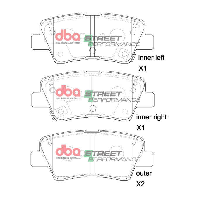 DBA Street Performance Disc Pads DB2076SP