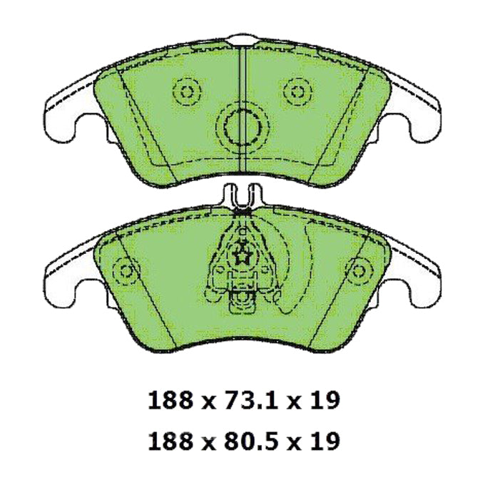 Protex Ultra Ceramic Disc Pads DB2183CP