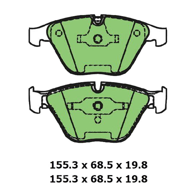 Protex Ultra Ceramic Plus Disc Pads DB2187UP