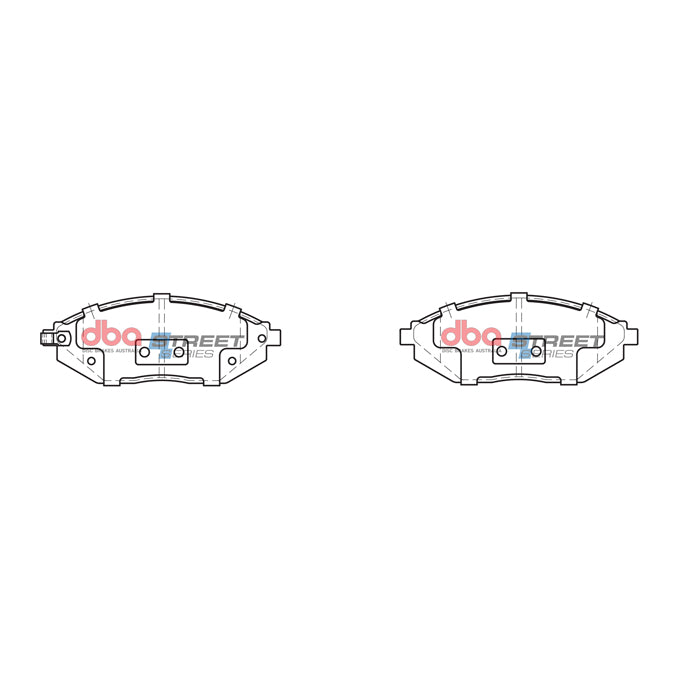 DBA Street Series Disc Pads DB2208SS