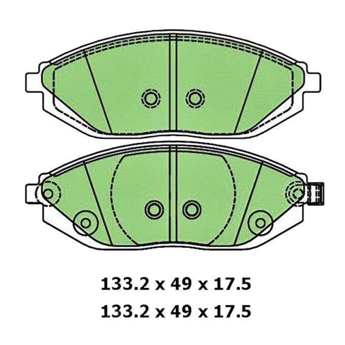Protex Blue Disc Pads DB2208B