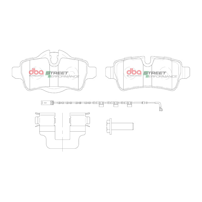 DBA Street Performance Disc Pads DB2214SP