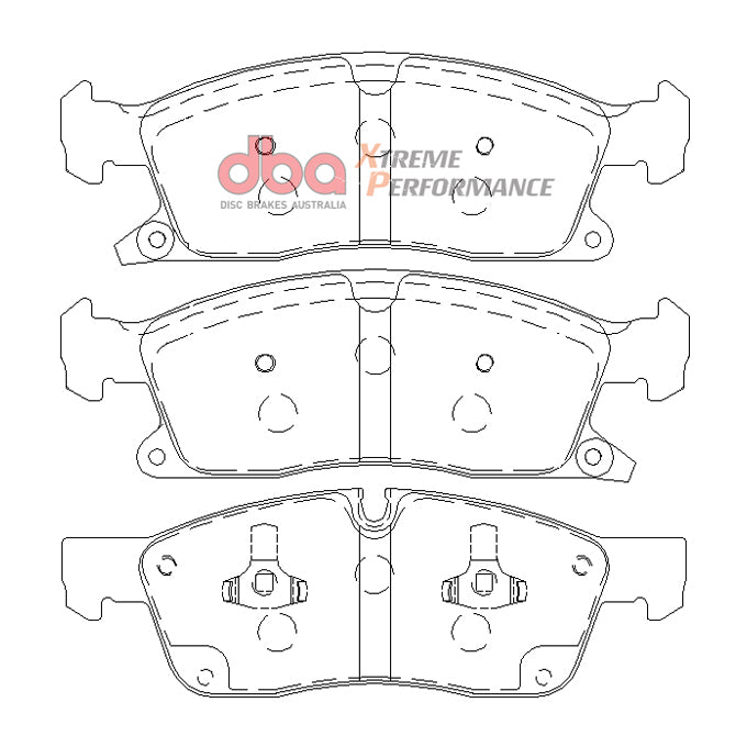 DBA Xtreme Performance Disc Pads DB2216XP