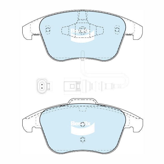 Bendix Euro+ Disc Pads DB2232EU