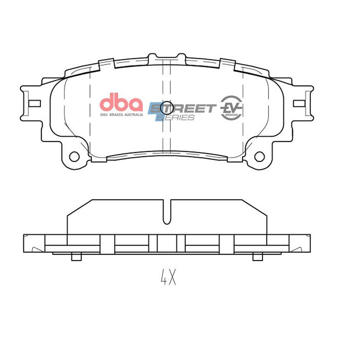 DBA Street Series EV Disc Pads DB2245SSEV