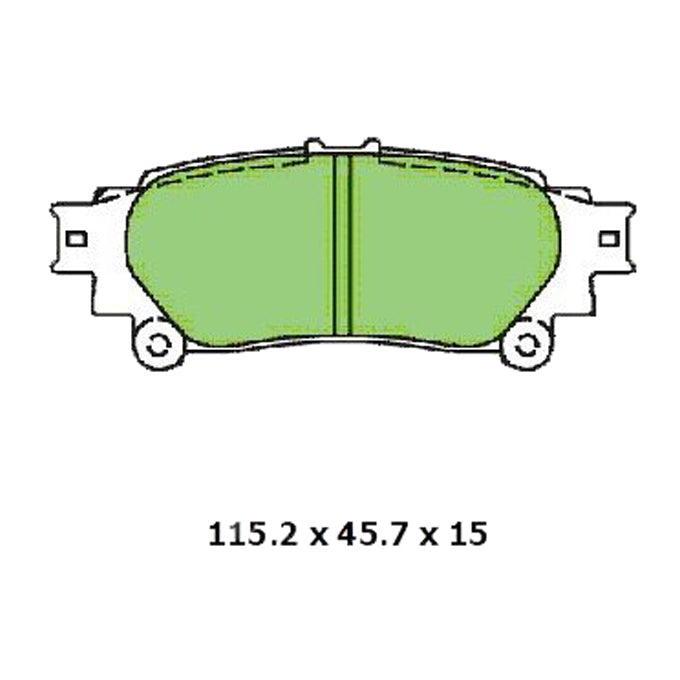 Protex Ultra 4WD Brake Pads DB2245F