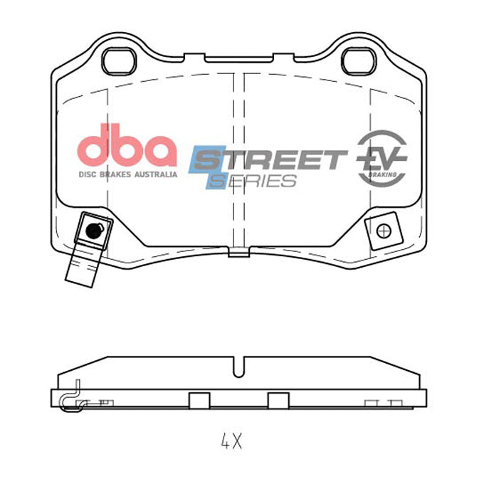 DBA Street Series EV Disc Pads DB2260SSEV