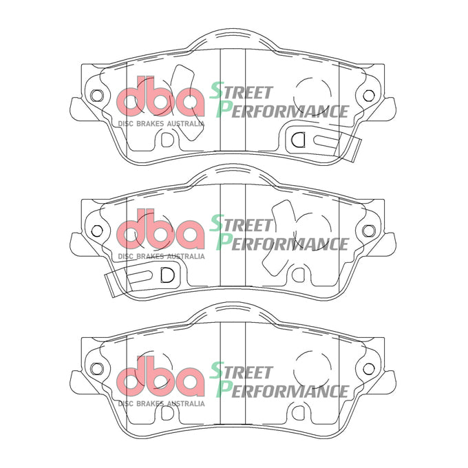 DBA Street Performance Disc Pads DB2267SP