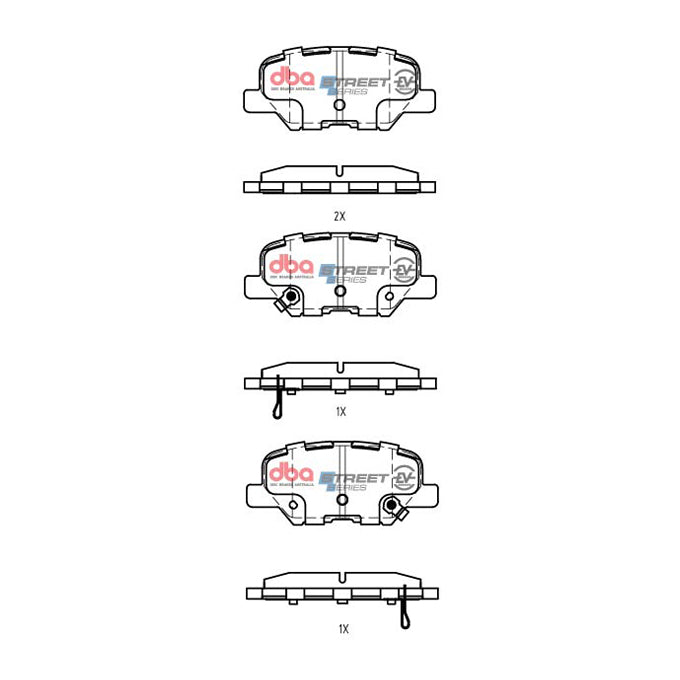 DBA Street Series EV Disc Pads DB2294SSEV