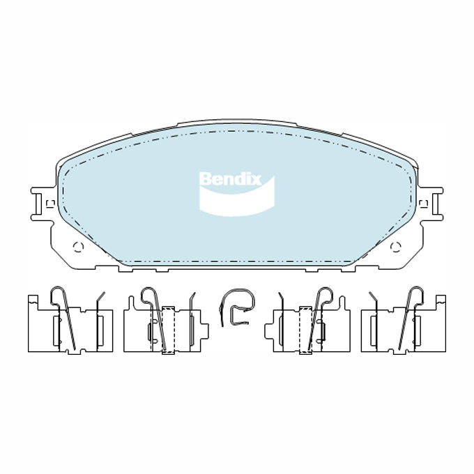 Bendix 4WD Disc Pads DB2337-4