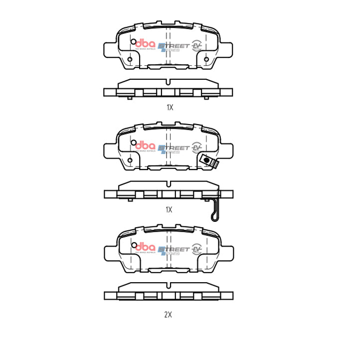 DBA Street Series EV Disc Pads DB2340SSEV
