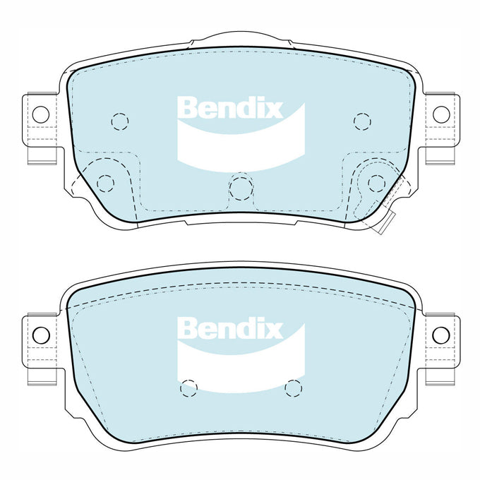 Bendix 4WD Disc Pads DB2357-4