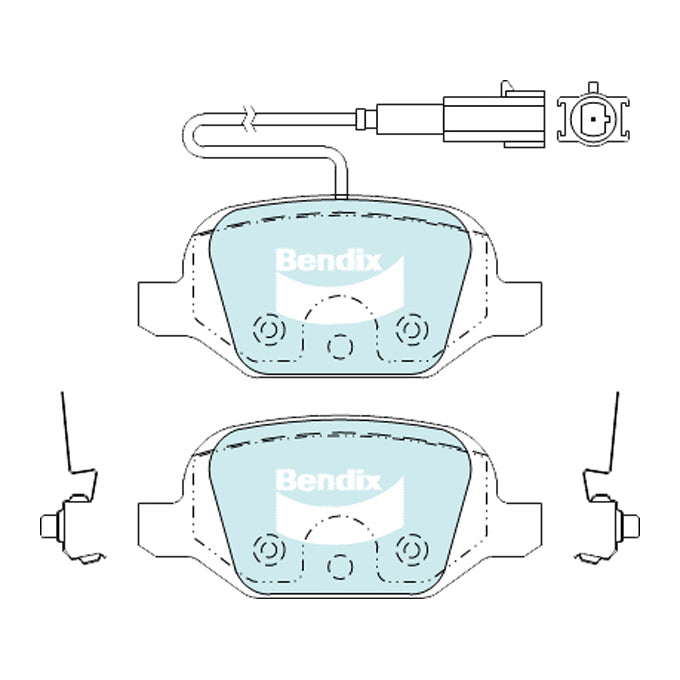 Bendix Euro+ Disc Pads DB2381EU